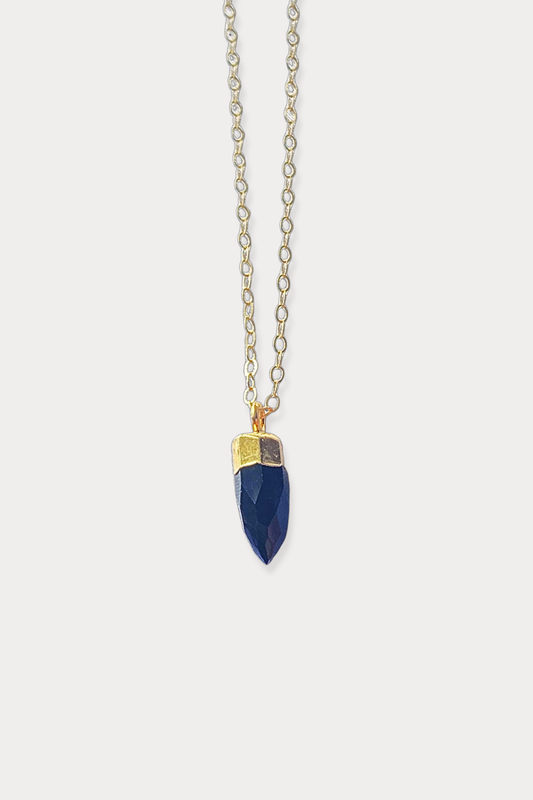 Lapis Crystal Intention Pendant