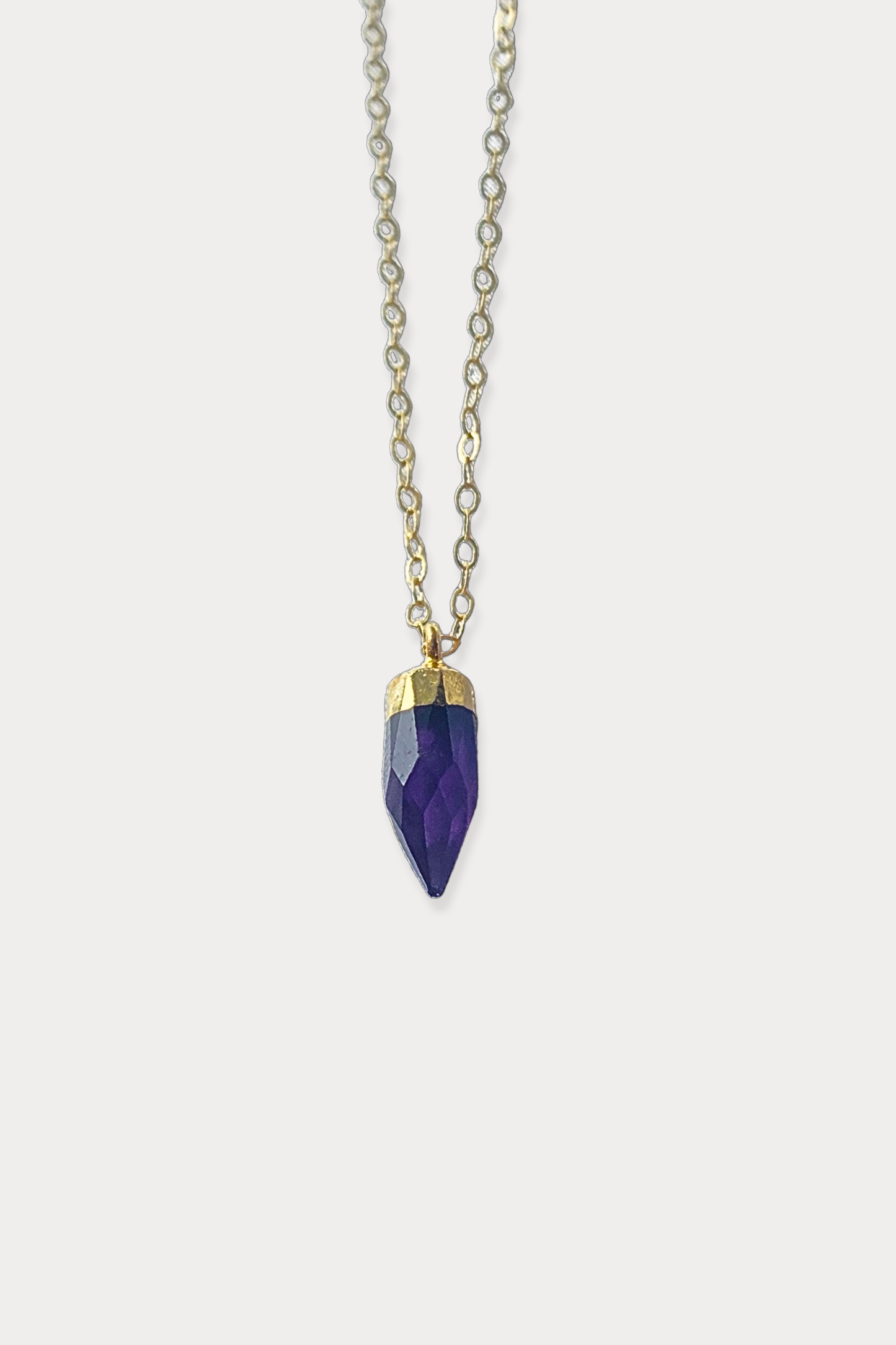 Amethyst Crystal Intention Pendant