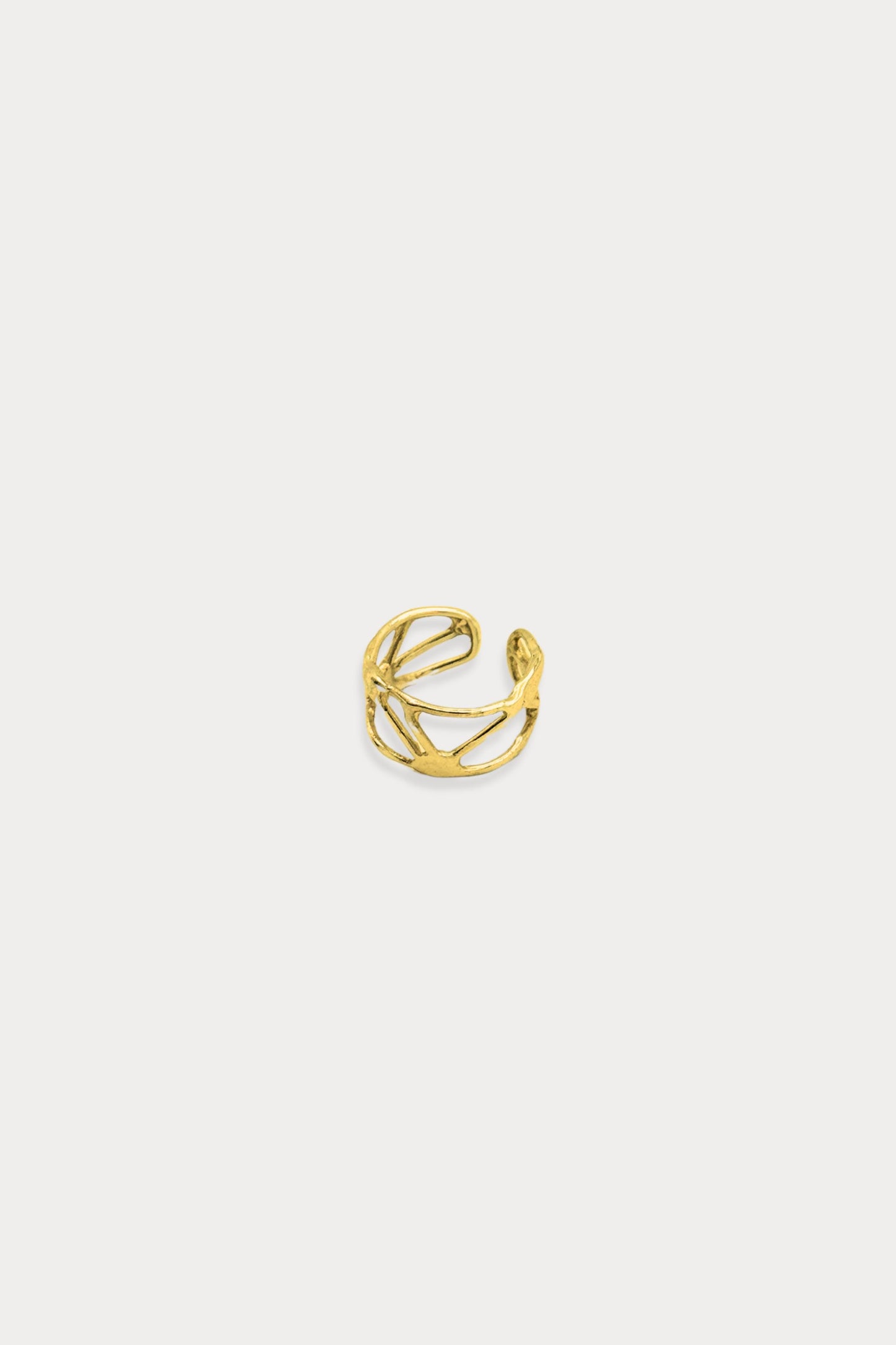 Courage Ear Cuff in Gold Plated Brass