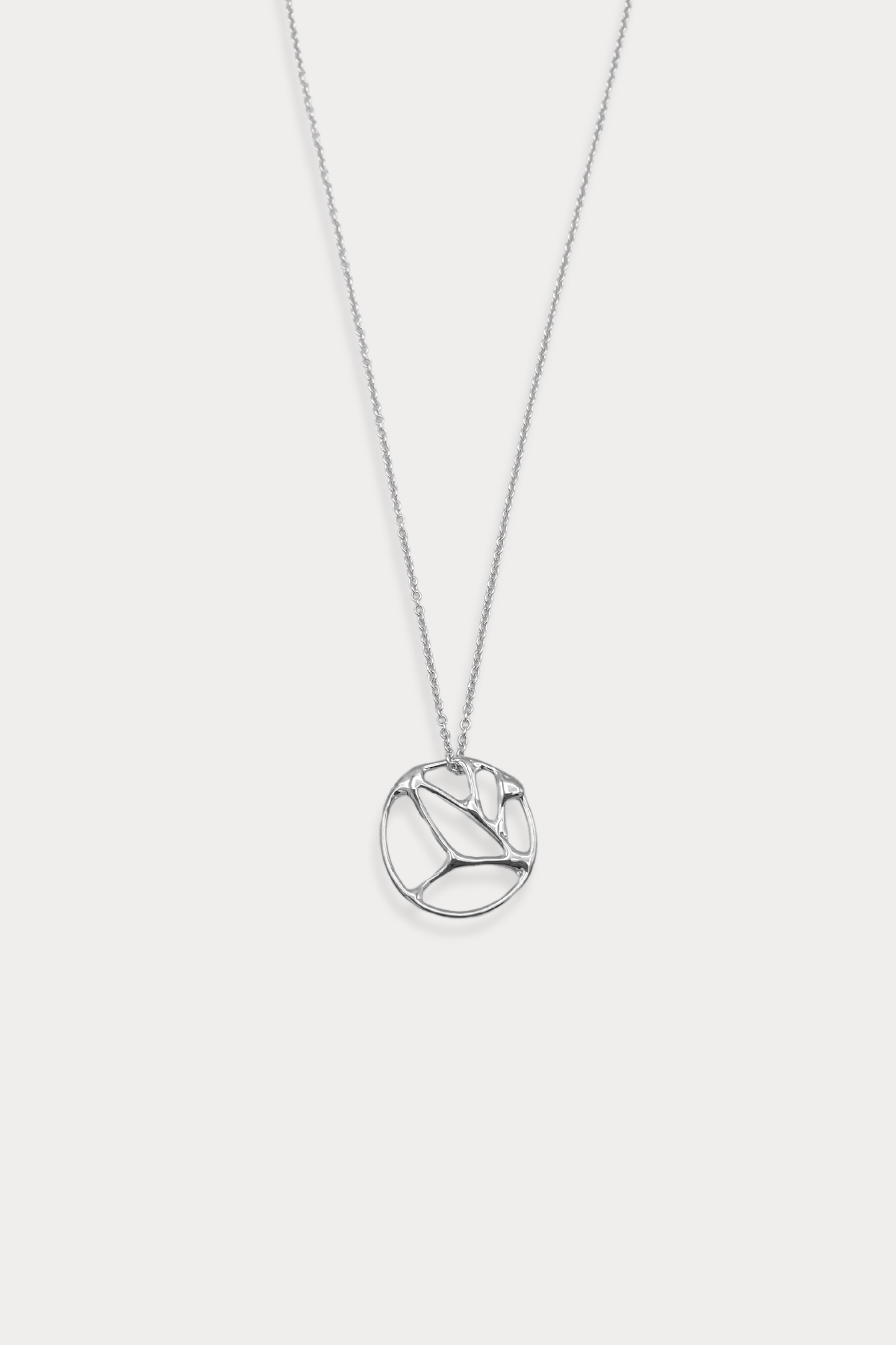 Medium Courage Pendant Necklace in Sterling Silver