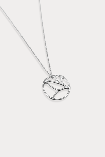 Medium Courage Pendant Necklace in Sterling Silver