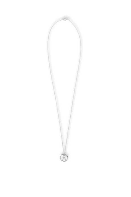 Mini Courage Pendant Necklace in Sterling Silver