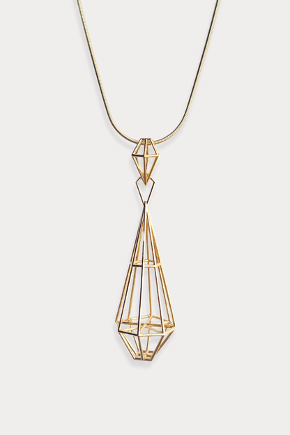 Dreamer Pendant in 18K Gold Plated Brass
