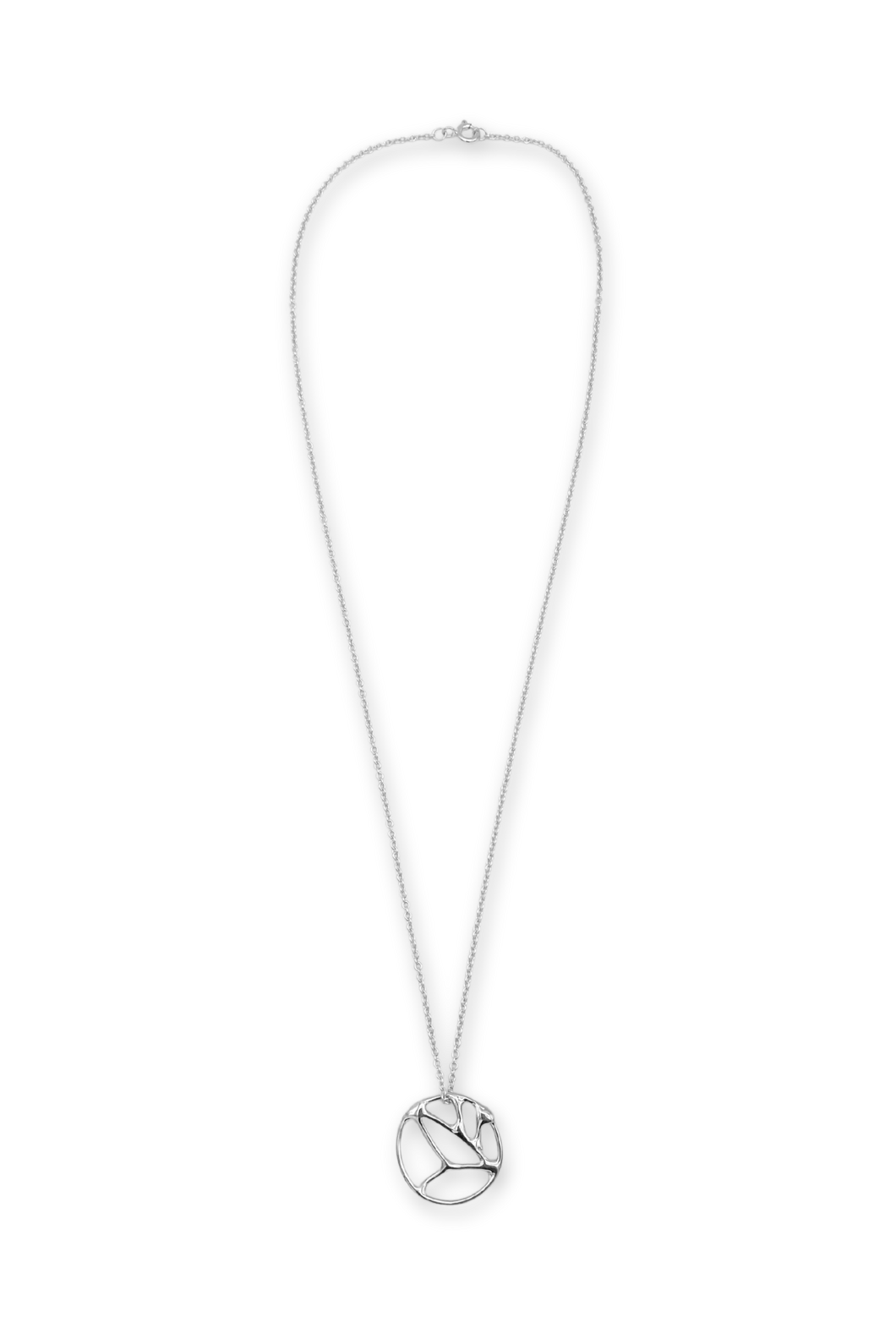 Medium Courage Pendant Necklace in Sterling Silver