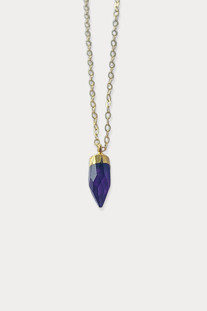 Amethyst Crystal Intention Pendant