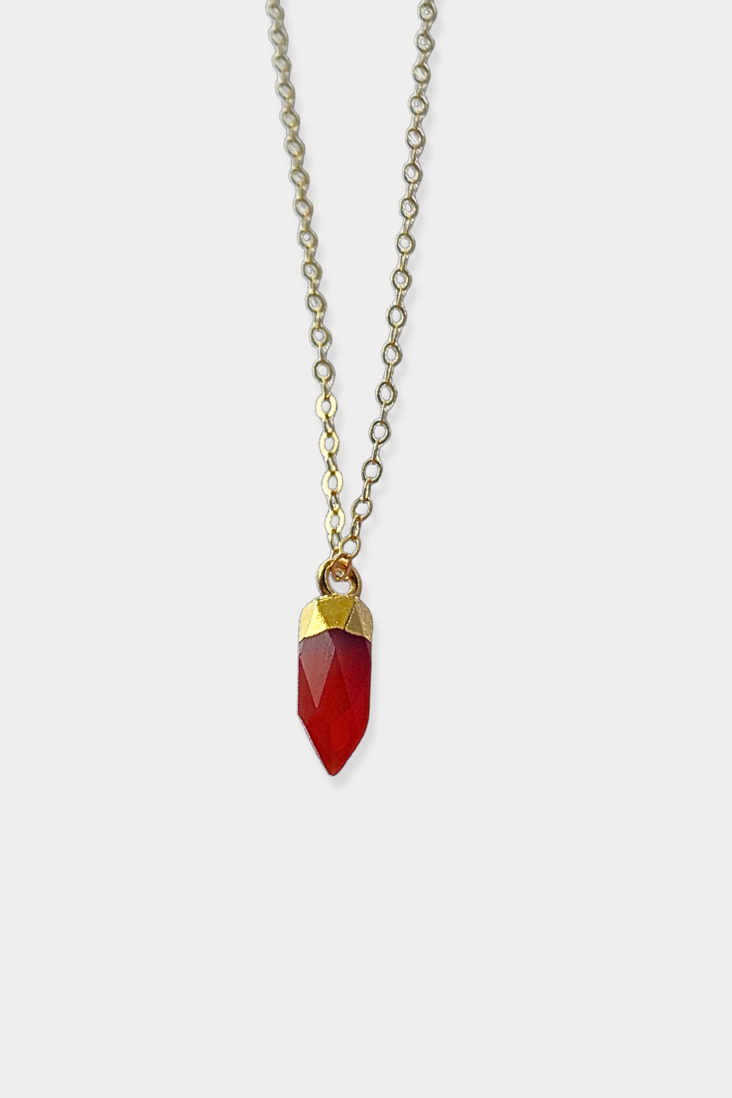 Carnelian Crystal Intention Pendant