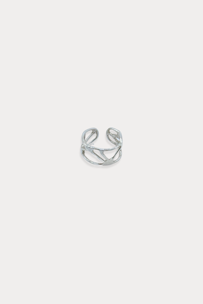 Courage Ear Cuff in Sterling Silver