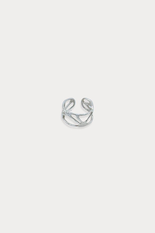 Courage Ear Cuff in Sterling Silver