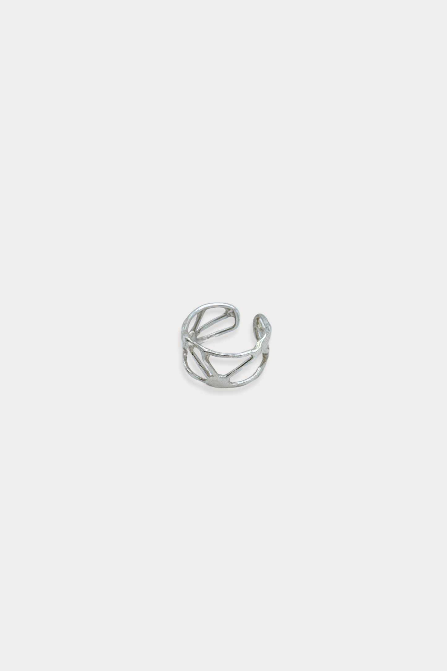 Courage Ear Cuff in Sterling Silver