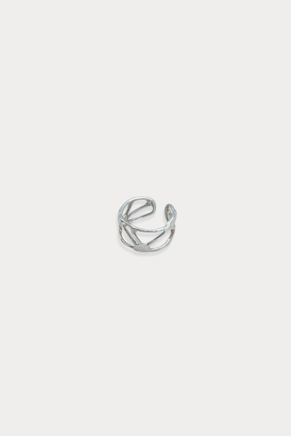 Courage Ear Cuff in Sterling Silver