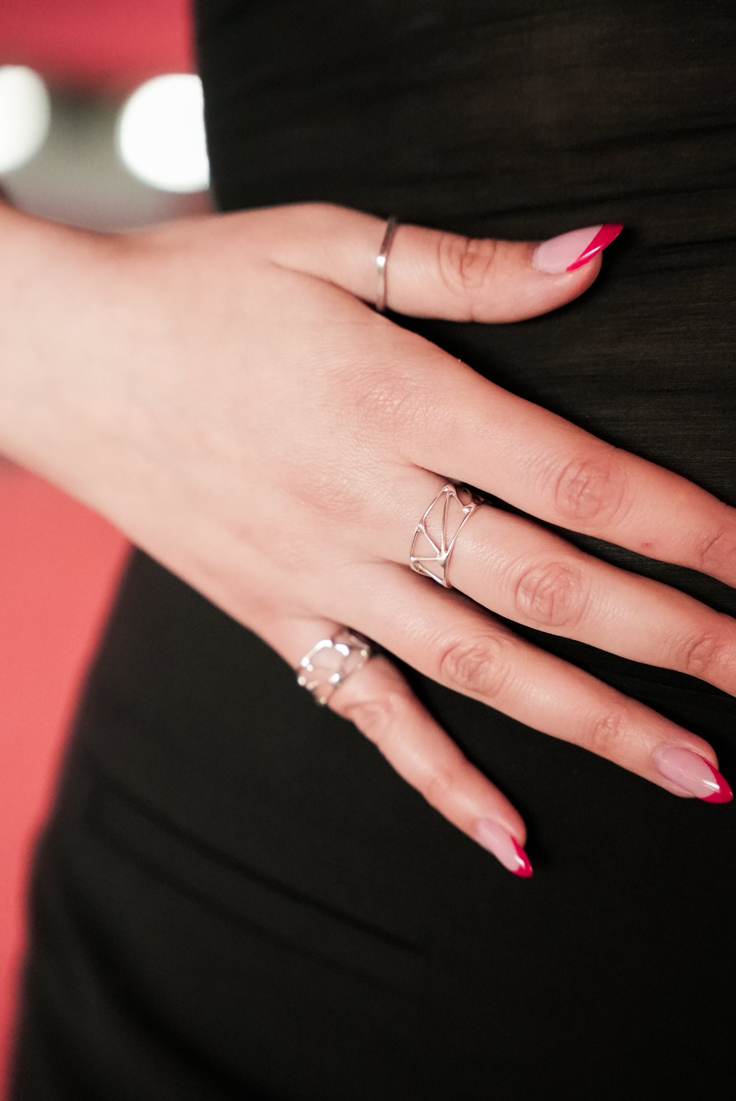 Sterling Silver Power Stacking Ring