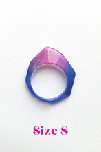Load image into Gallery viewer, Faceted Statement Jelly Gem Rings