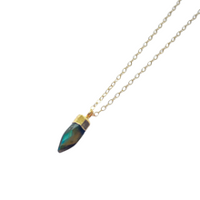 Load image into Gallery viewer, Labradorite Crystal Intention Pendant