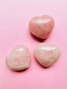 Rose Quartz Heart Crystal