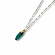 Load image into Gallery viewer, Green Onyx Crystal Intention Pendant